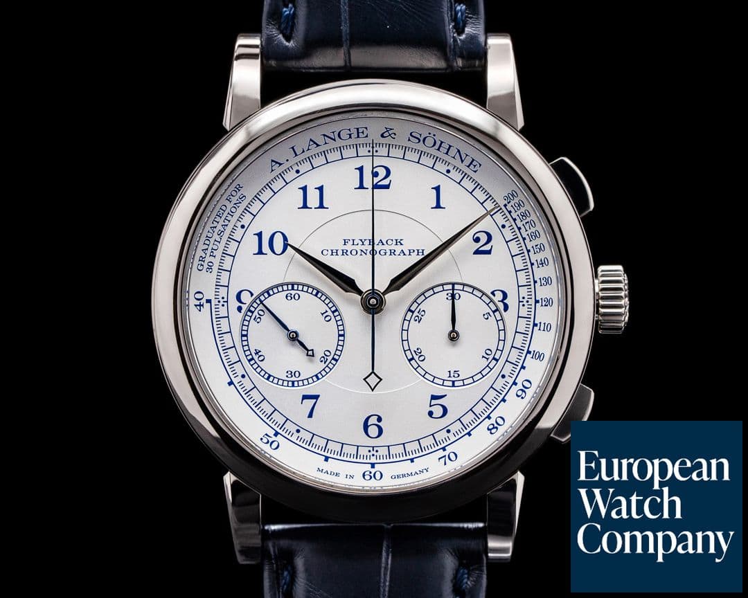 Image of A. Lange and Sohne 1815 Chronograph 414.026 18K White Gold BOUTIQUE EDITION 