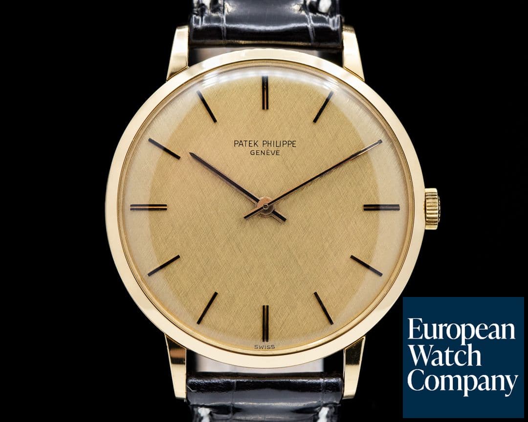 Image of Patek Philippe Vintage 3468 Manual Wind 18k Yellow Gold 1969