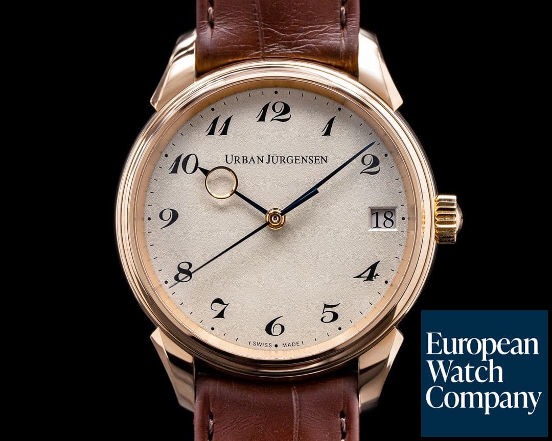 Image of Urban Jurgensen Jules Collection 2240RG 18k Rose Gold / Breguet Numerals