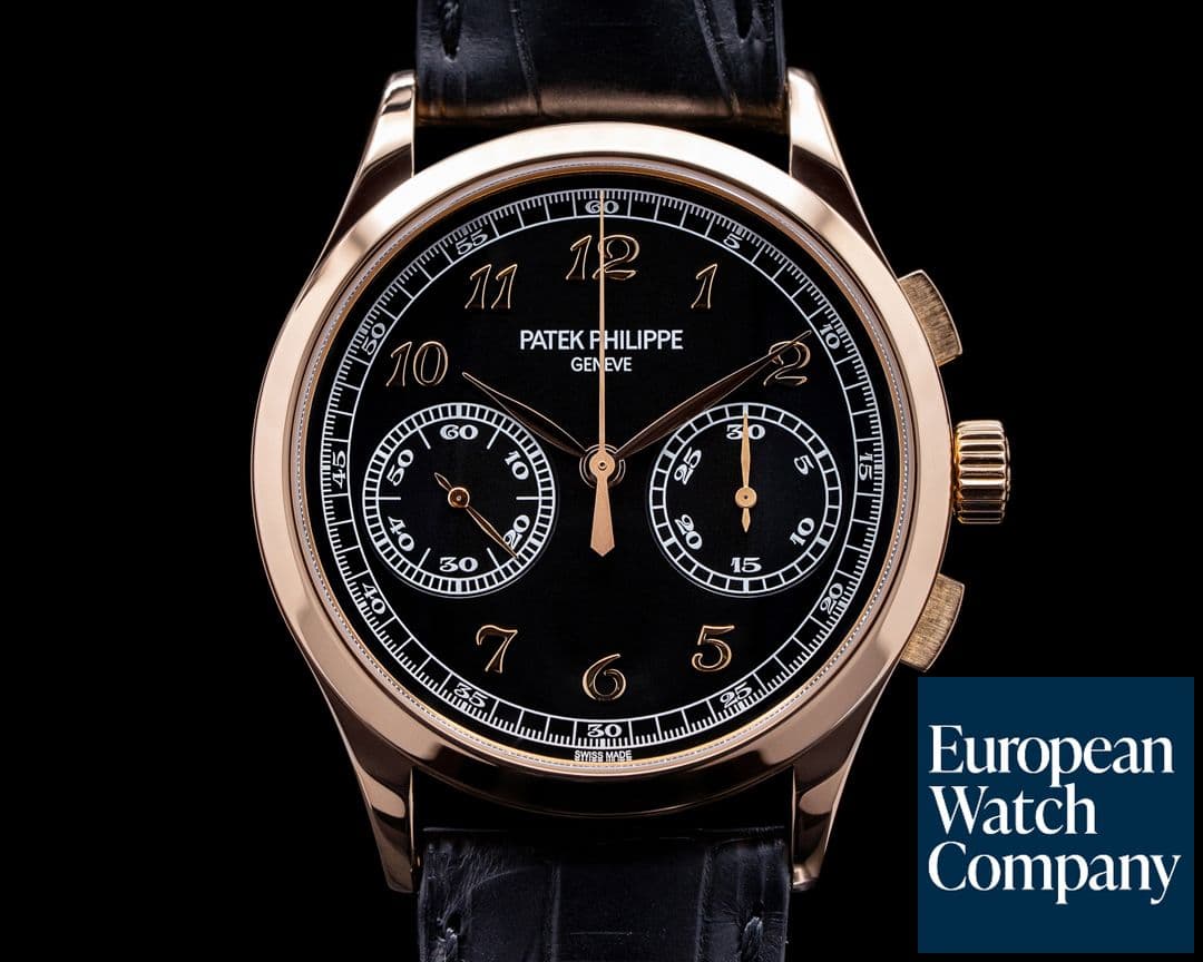 Image of Patek Philippe Chronograph 5170R 18K Rose Gold Black Dial 