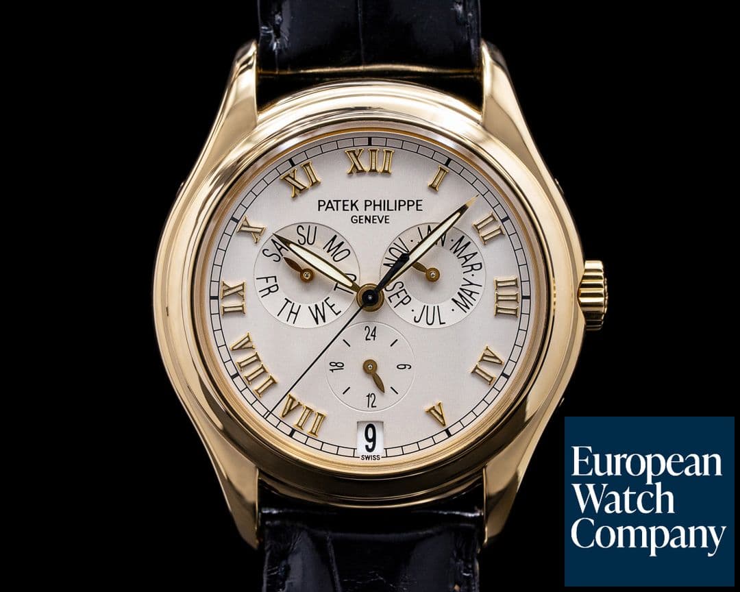 Image of Patek Philippe 5035J Annual Calendar Ivory Dial Yellow Gold

