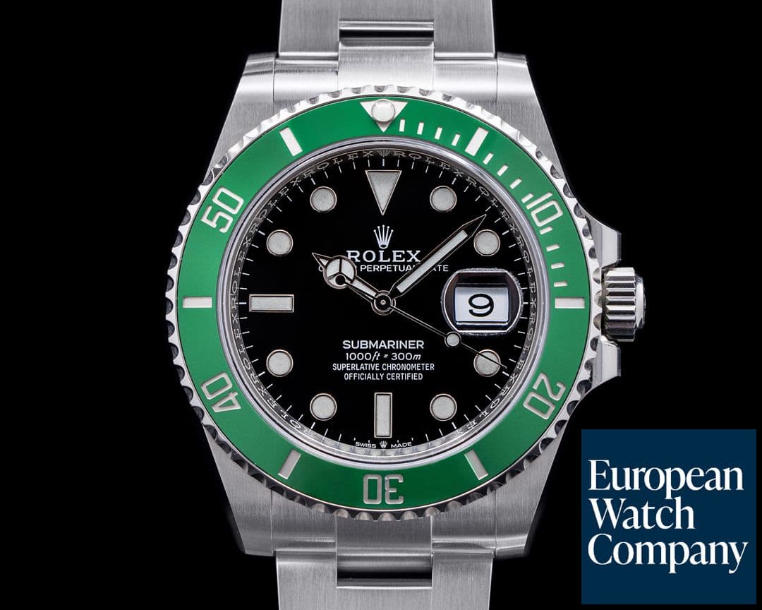 Image of Rolex Submariner Date 126610LV Kermit GREEN Ceramic Bezel 41MM 2021