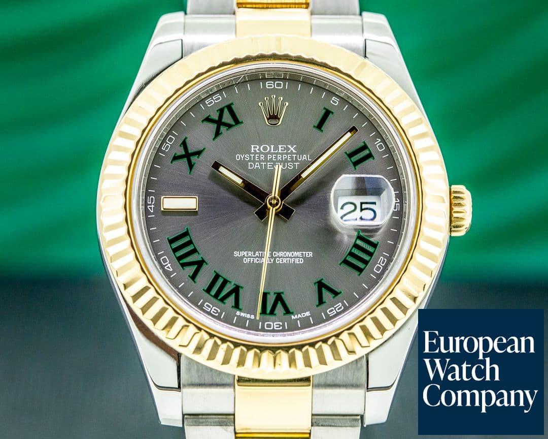 Image of Rolex Datejust II 116333 18K/SS Wimbledon Dial