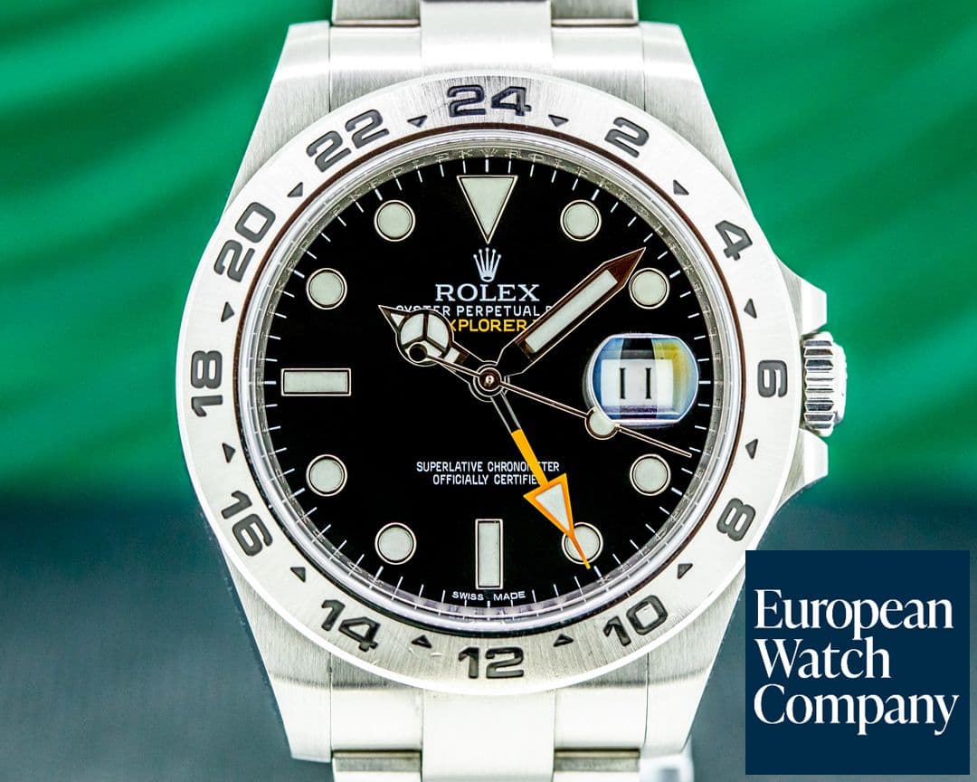 Image of Rolex Explorer II Black Dial SS