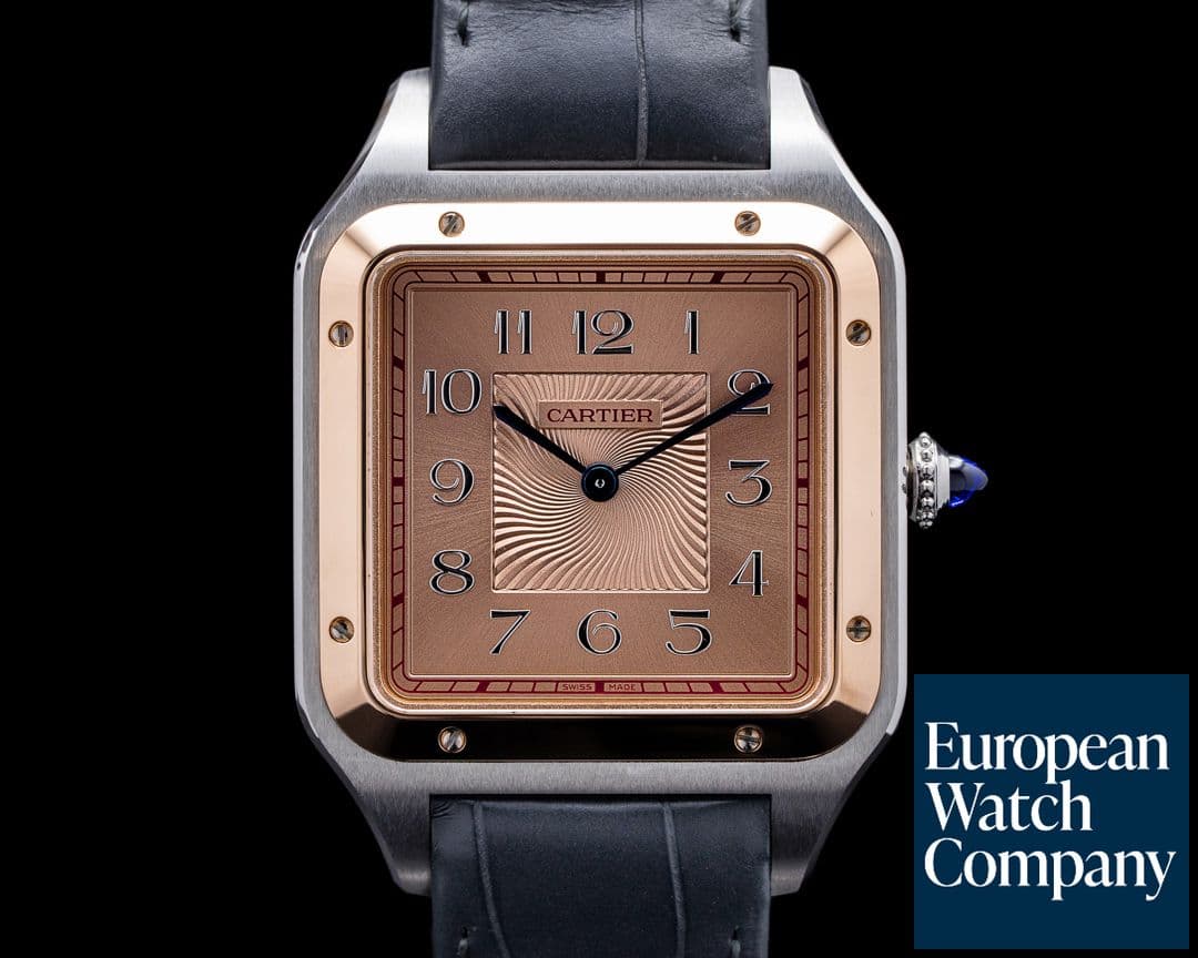 Image of Cartier Santos-Dumont XL 18k Rose Gold/Stainless Steel Limited Edition