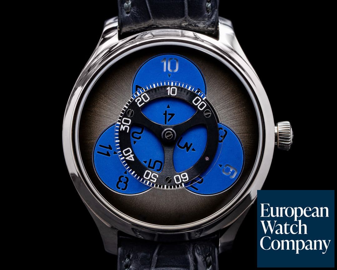 Image of H. Moser and Cie. Endeavour Flying Hours Limited Edition 18K White Gold 