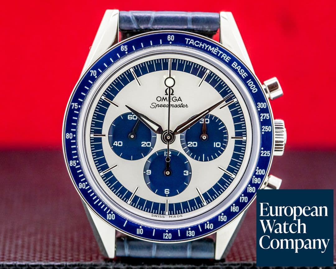 Image of Omega Speedmaster CK 2998 Silver / Blue Dial LIMITED