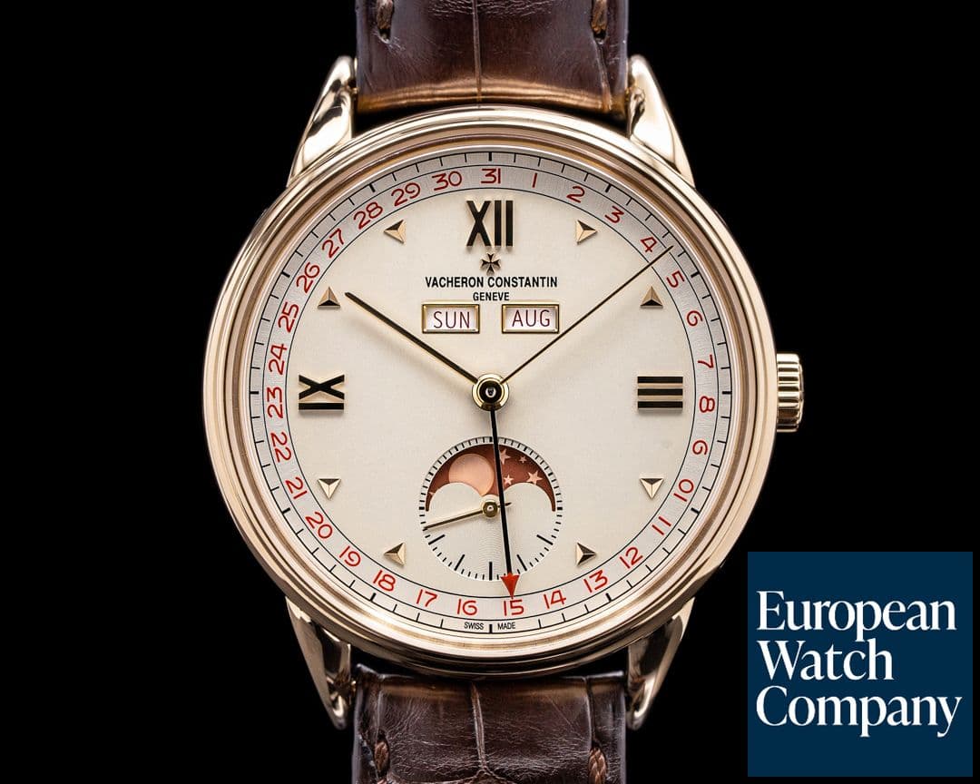 Image of Vacheron Constantin Les Historiques 1948 Complete Calendar 18k Rose Gold LIMITED