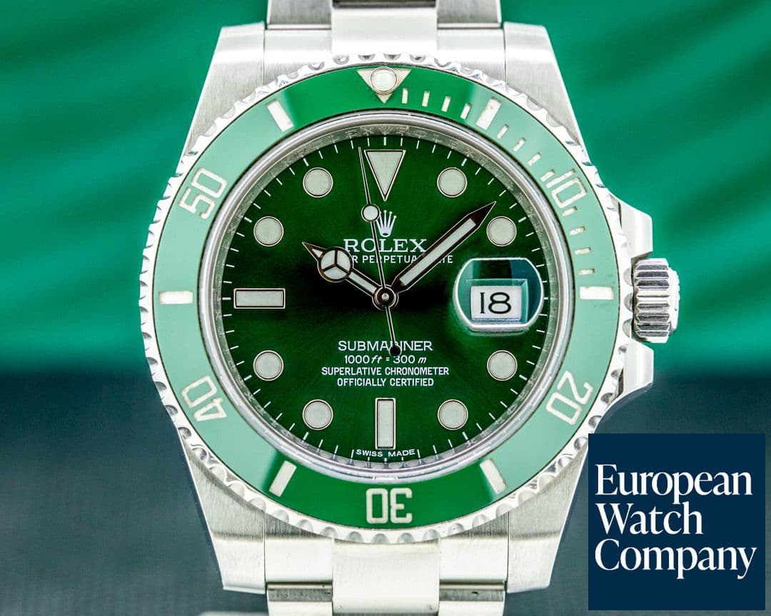 Image of Rolex Submariner "Hulk" Green Ceramic Bezel Green Dial SS 