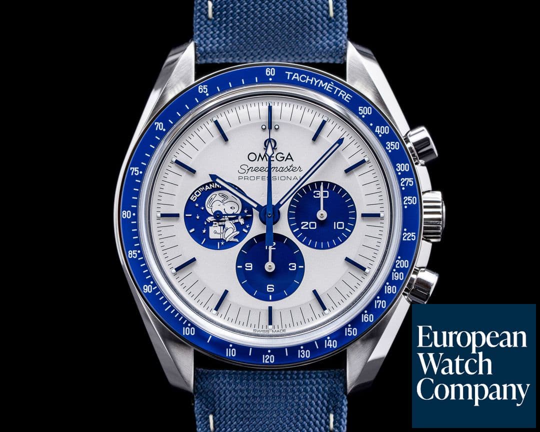 Image of Omega Speedmaster Silver Snoopy Award 50th Anniversary UNWORN