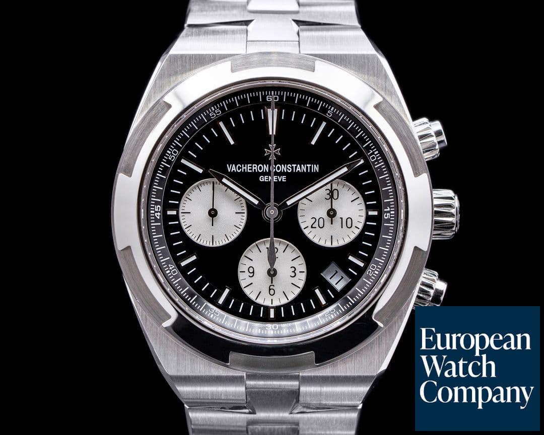 Image of Vacheron Constantin Overseas 5500V/110A Chronograph Black Panda Dial SS / SS