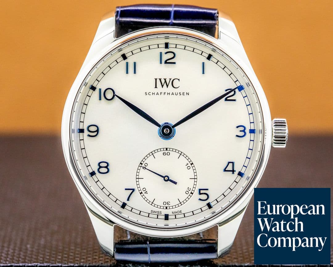 Image of IWC Portugieser Automatic 40mm SS Silver Dial / Blue Numerals