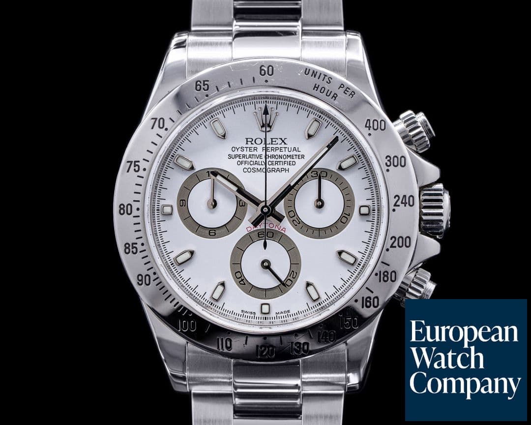 Image of Rolex Daytona 116520 White Dial SS FULL SET