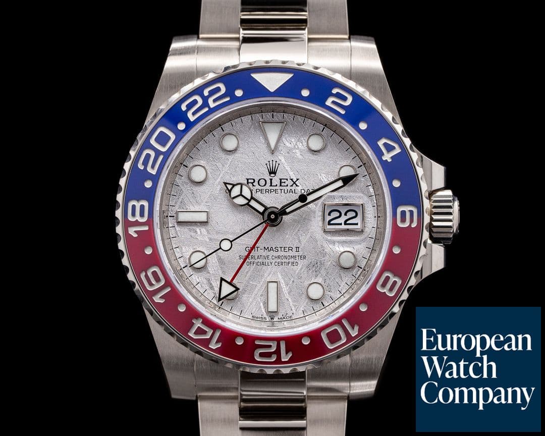 Image of Rolex GMT Master II  126719 Meteorite Ceramic "Pepsi" 18K White Gold 2021