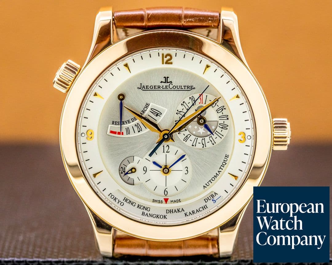 Image of Jaeger LeCoultre Master Geographic 18k Rose Gold