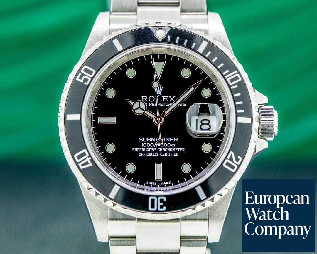 Image of Rolex Submariner 16610 Date SS 
