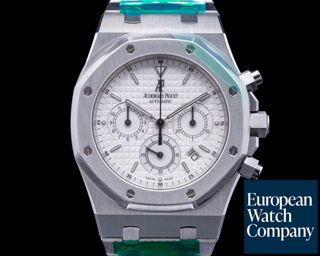 Image of Audemars Piguet Royal Oak 25860ST Chronograph White Dial SS