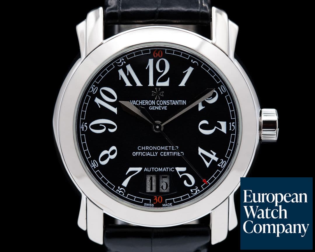 Image of Vacheron Constantin Malte Large Calendar 18K White Gold / Black Dial
