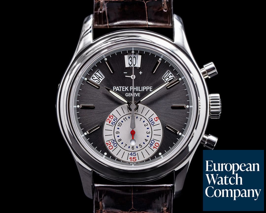 Image of Patek Philippe Annual Calendar 5960P Chronograph Platinum Grey Dial 
