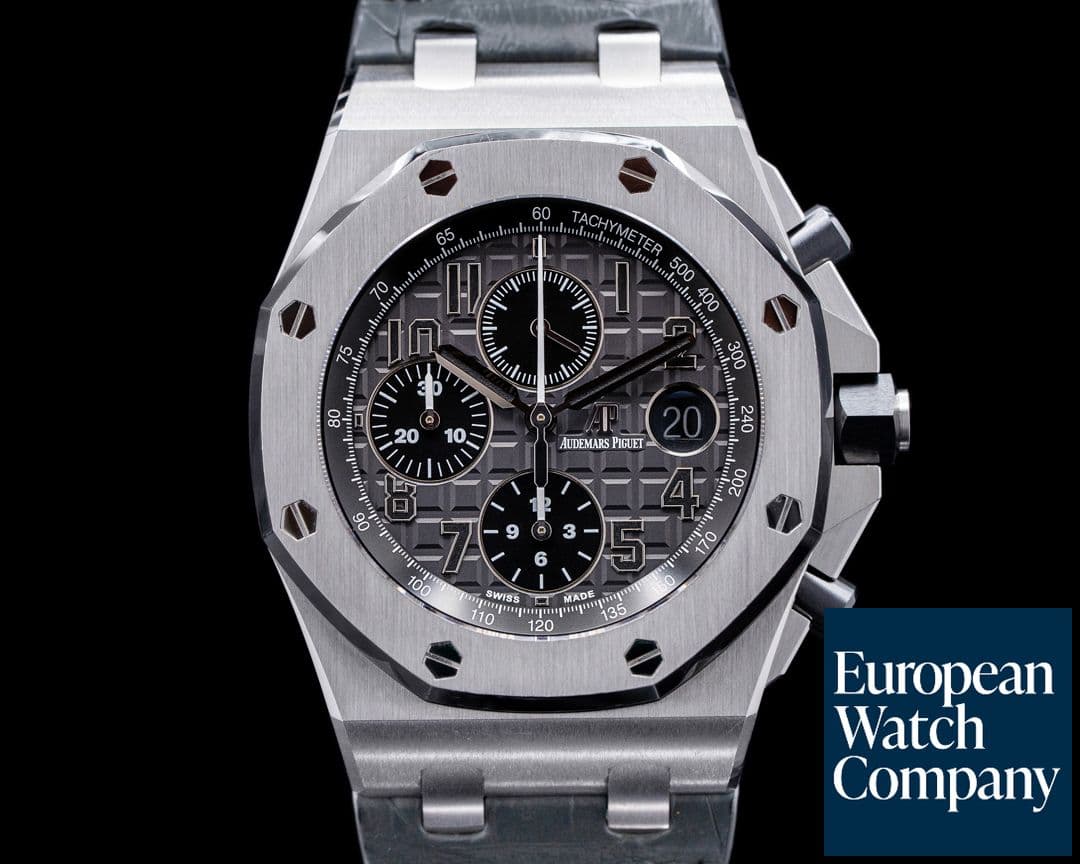 Image of Audemars Piguet Royal Oak Offshore Slate Grey Dial SS 42MM "Elephant"