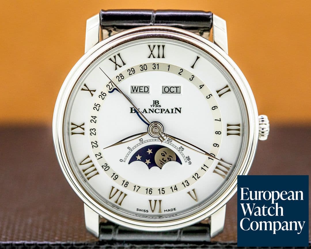 Image of Blancpain Villeret Moonphase Complete Calendar 40MM UNWORN 2021