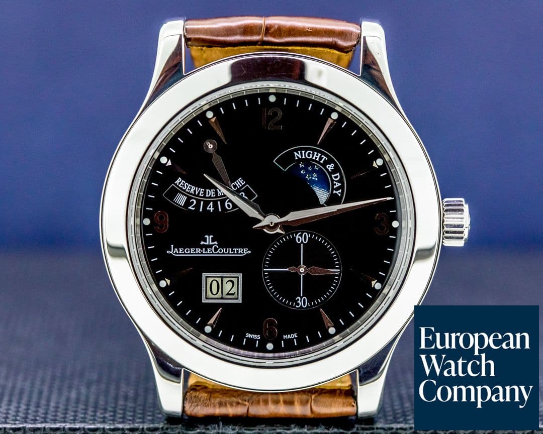 Image of Jaeger LeCoultre Master 8 Days SS Black Dial Limited to 50 Pieces