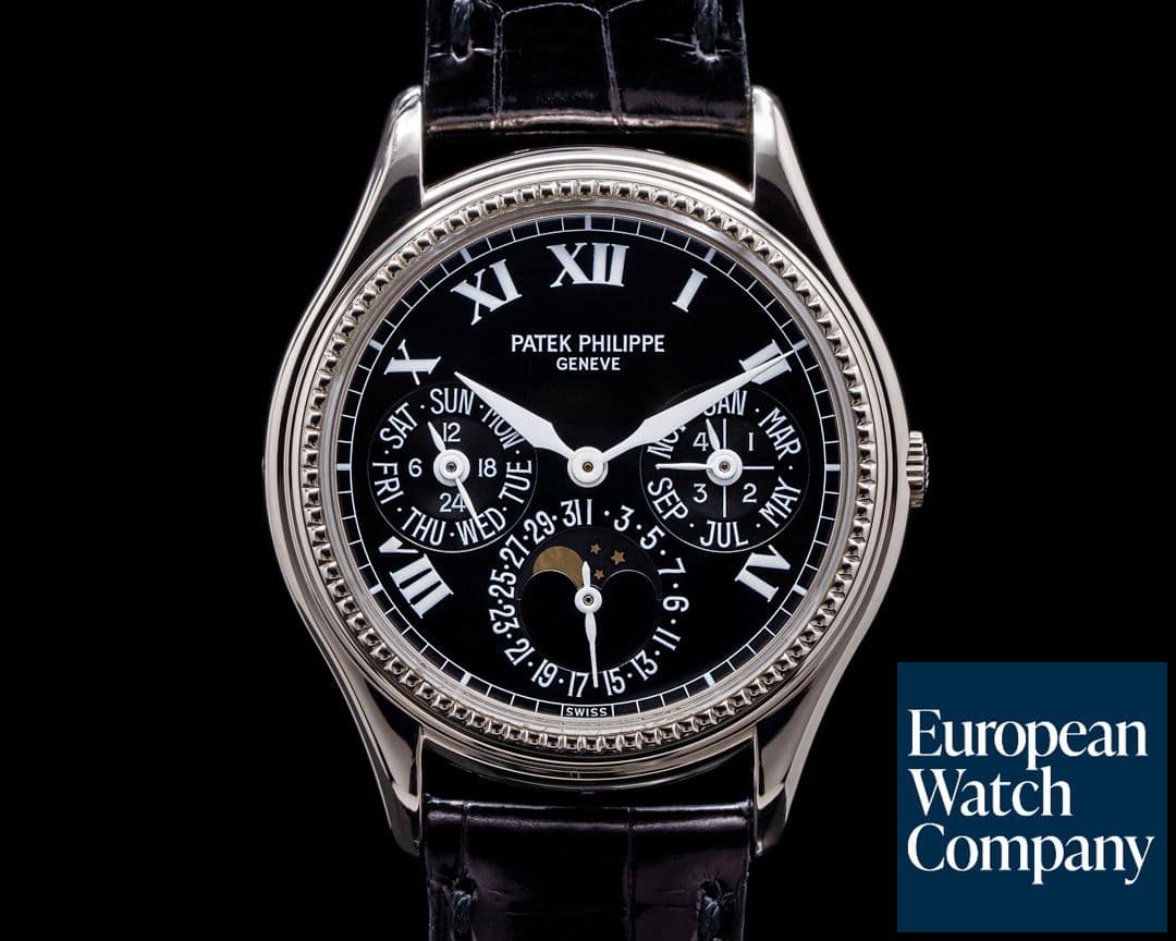 Image of Patek Philippe Perpetual Calendar 5038G 18K White Gold / Black Roman Dial Limited