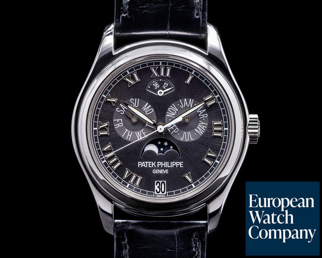 Image of Patek Philippe Annual Calendar Power Reserve Grey Dial Platinum 