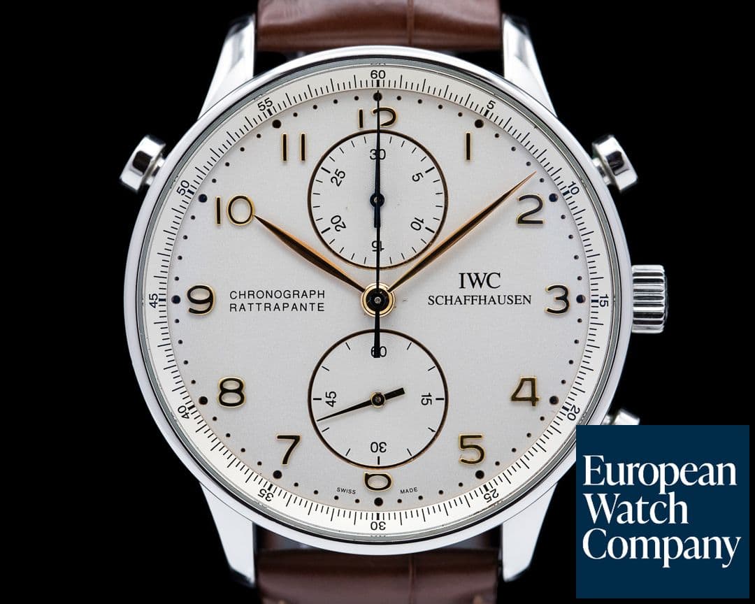 Image of IWC Portuguese Chronograph Rattrapante SS COMPLETE