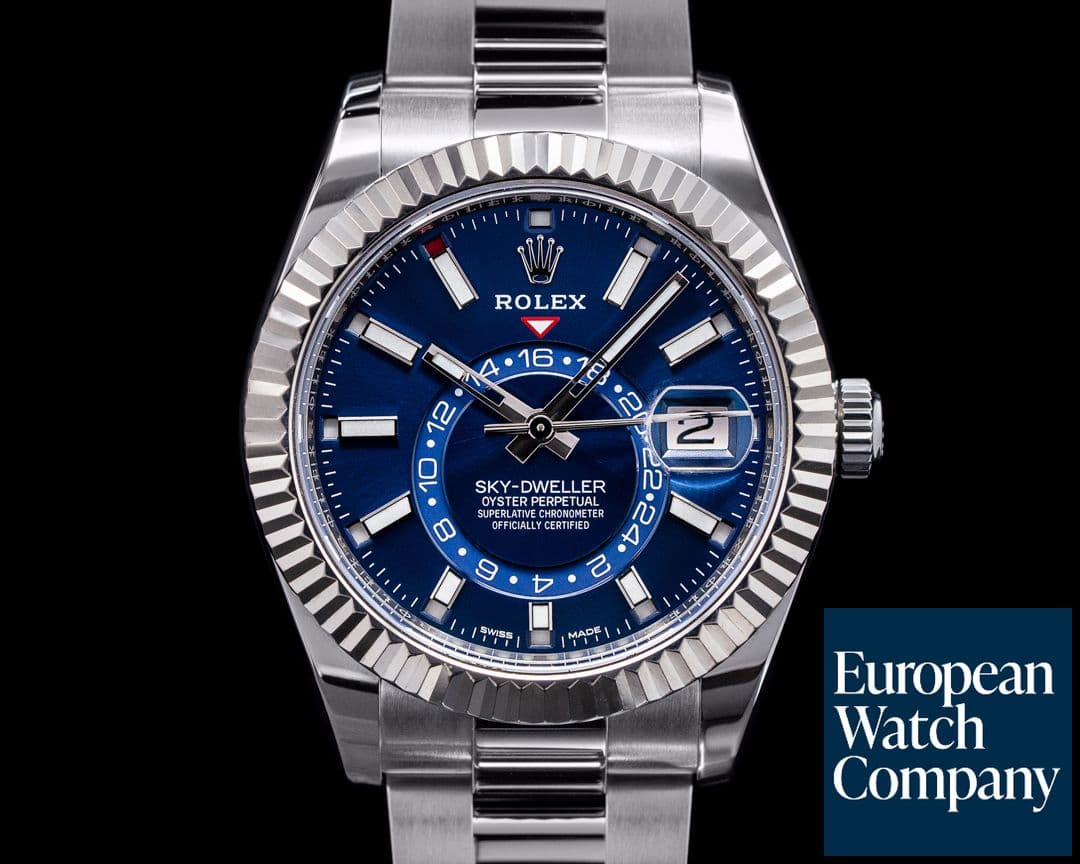 Image of Rolex Sky Dweller 326934 Steel Blue SS / Bracelet 2019