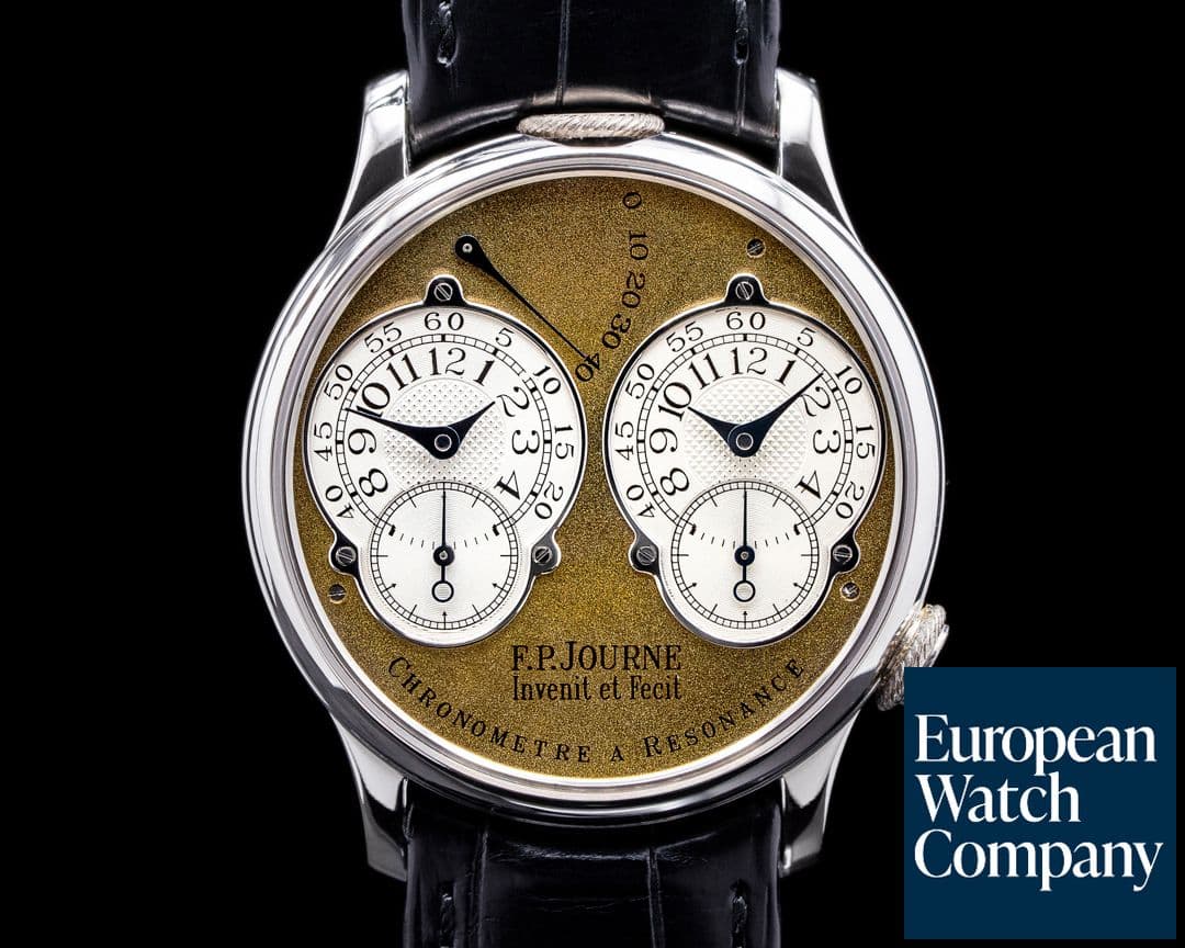Image of F. P. Journe Chronometre Resonance Platinum 38MM SOUSCRIPTION EARLY WOW 