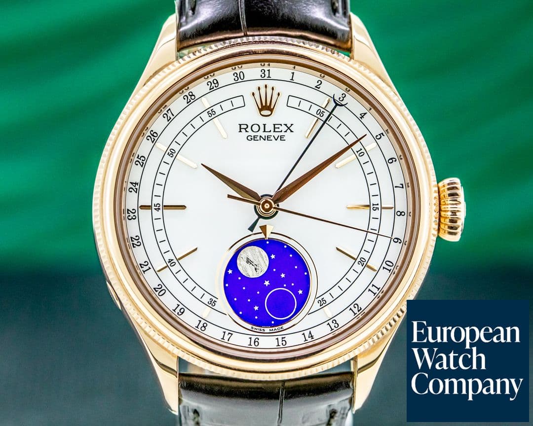 Image of Rolex Rolex Cellini Moonphase 50535 18K Rose Gold