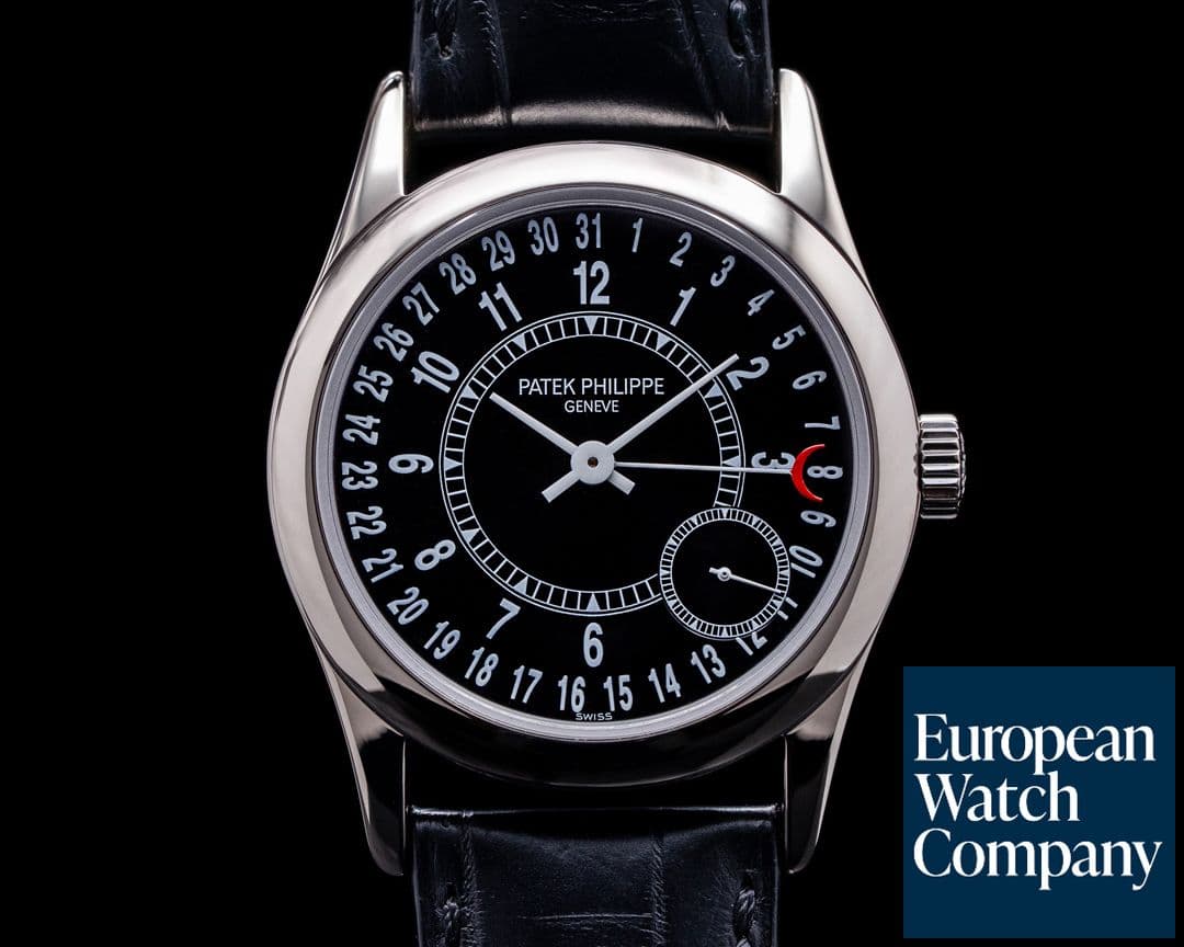 Image of Patek Philippe Calatrava 6000G Automatic Black Dial 