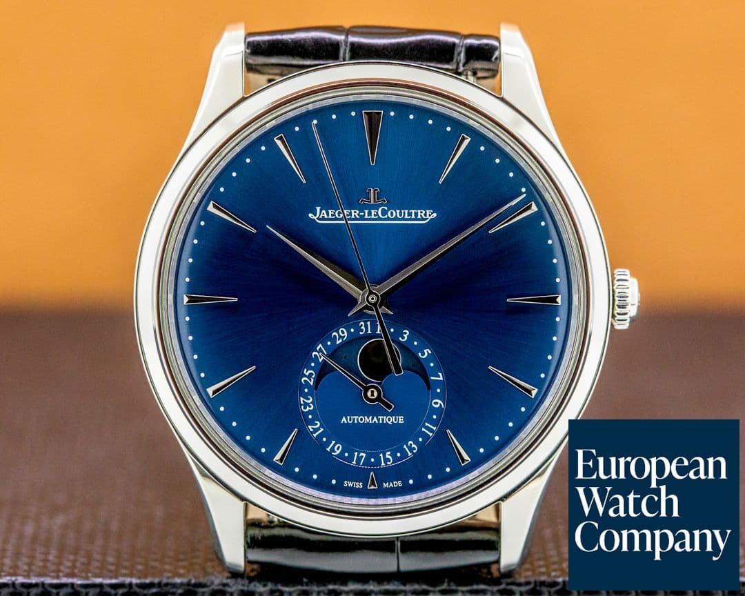 Image of Jaeger LeCoultre Master Ultra Thin Moon SS BLUE Dial 2021