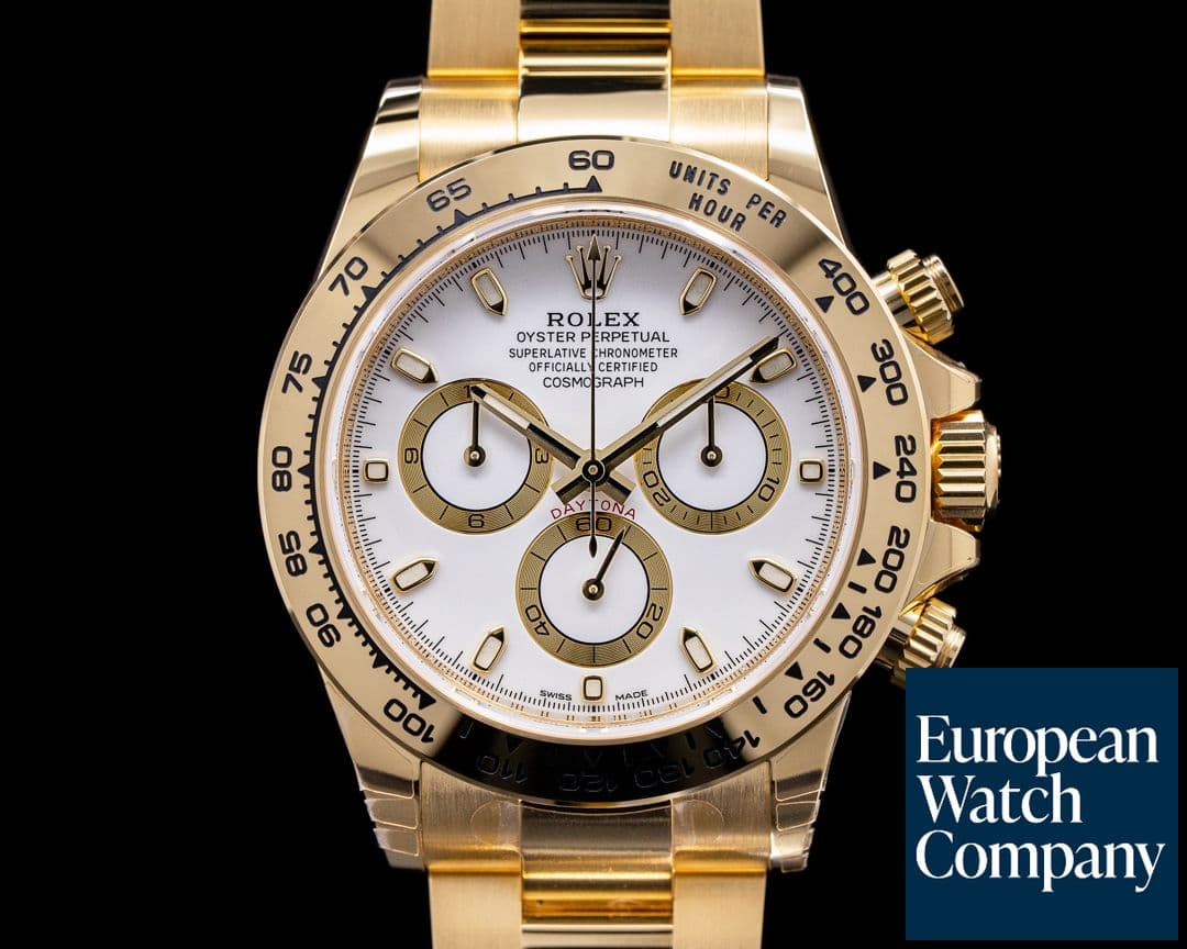 Image of Rolex Daytona 116508 18k Yellow Gold / Bracelet White Dial UNWORN 2021