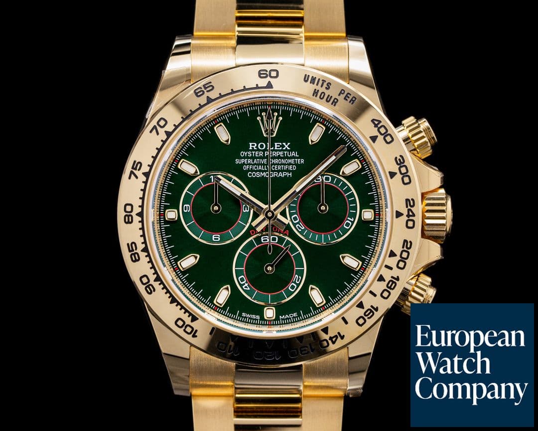 Image of Rolex Daytona 116508 18k Yellow Gold / Green Dial 2020