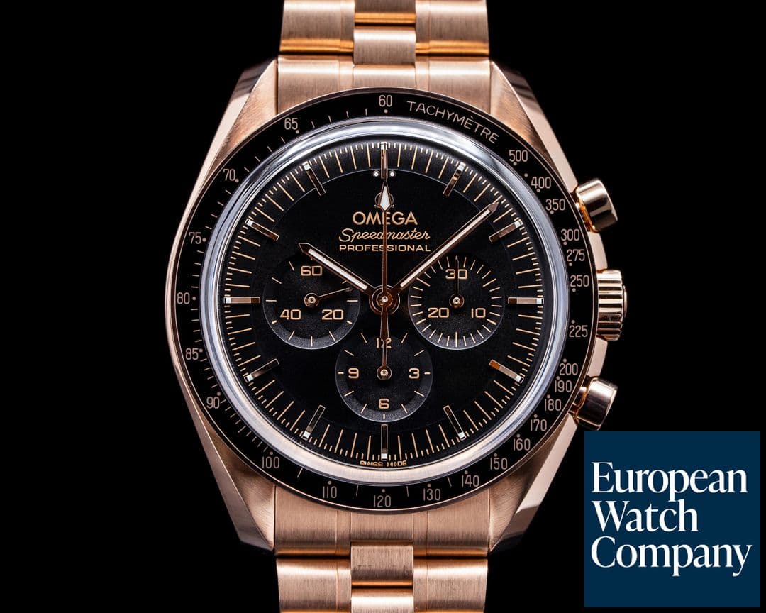 Image of Omega Speedmaster Professional Moonwatch 18k Sedna Rose Gold 2021