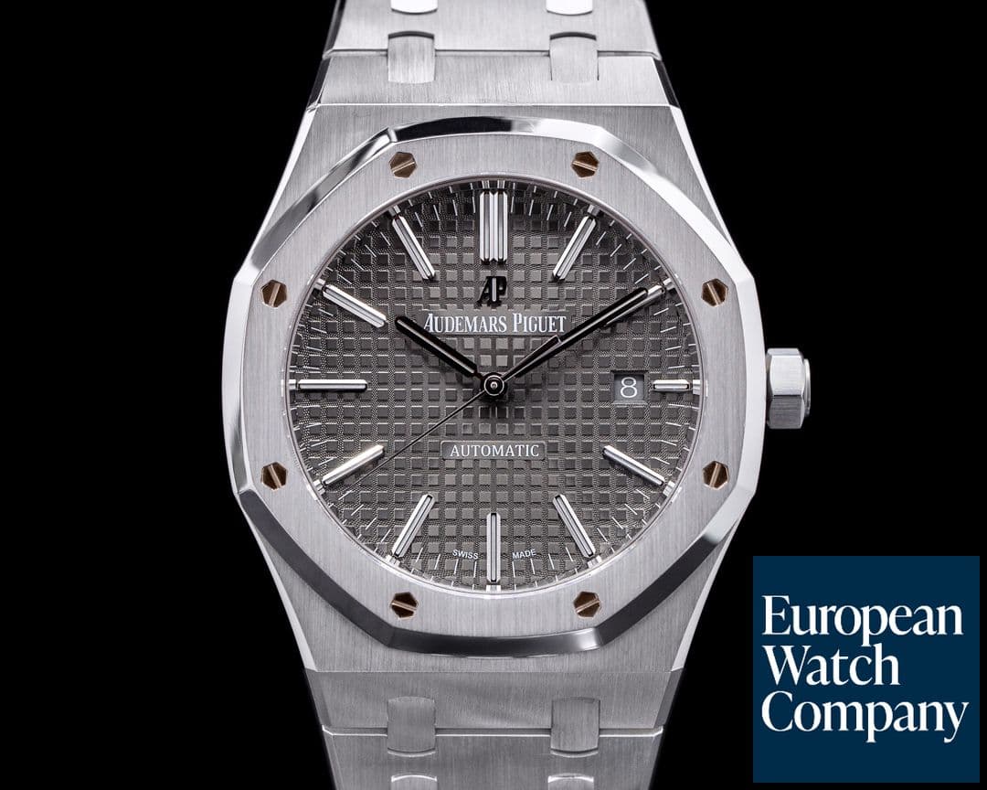 Image of Audemars Piguet Royal Oak Ruthenium Dial SS / SS
