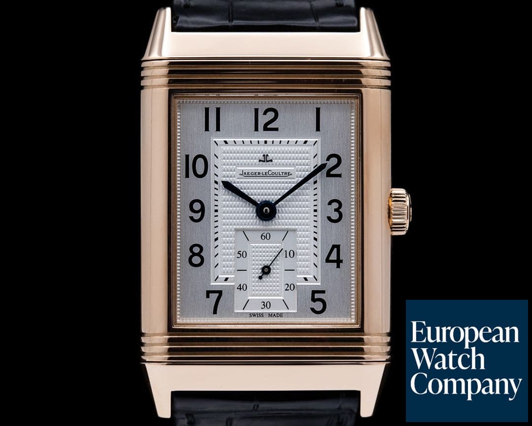 Image of Jaeger LeCoultre Grande Reverso 976 Rose Gold / Silver Dial