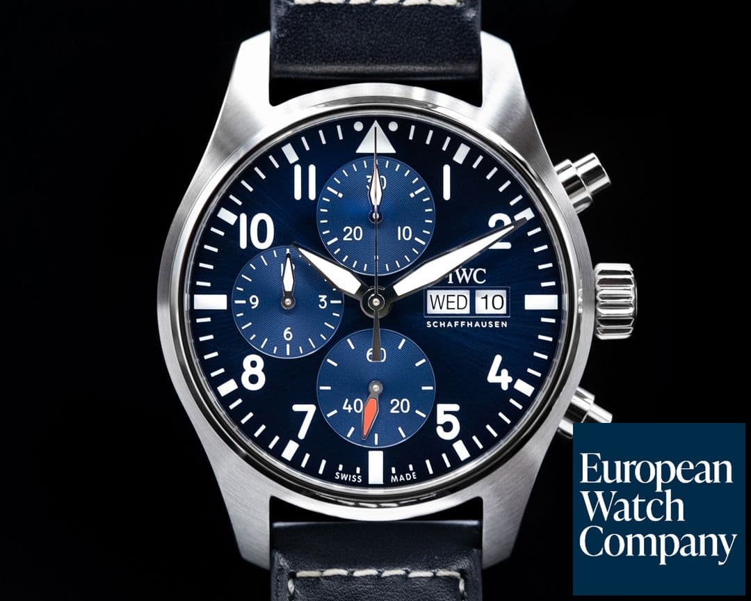 Image of IWC Pilot's Watch Chronograph 41mm SS Blue dial UNWORN