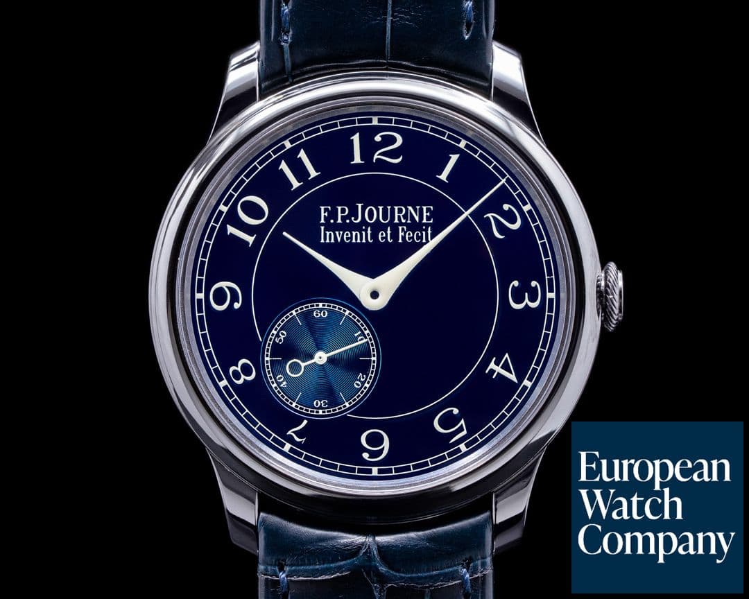 Image of F. P. Journe Chronometre Bleu Tantalum Blue Dial