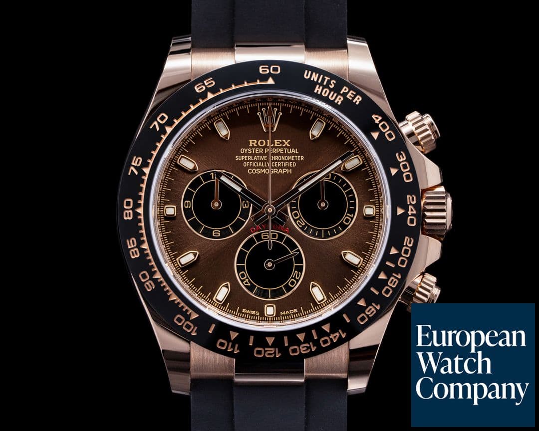 Image of Rolex Cosmograph Daytona 116515LN 18K RG Oysterflex CHOCOLATE 2021