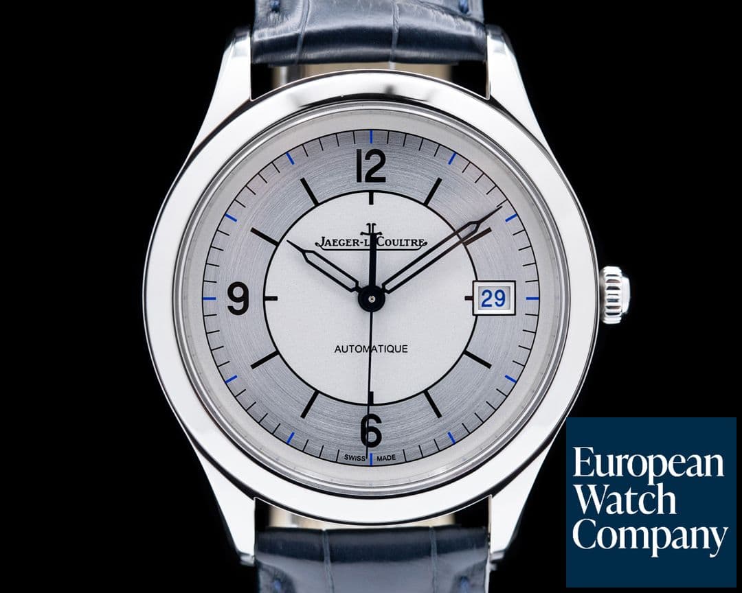 Image of Jaeger LeCoultre Master Control Sector Dial Steel Tang Buckle