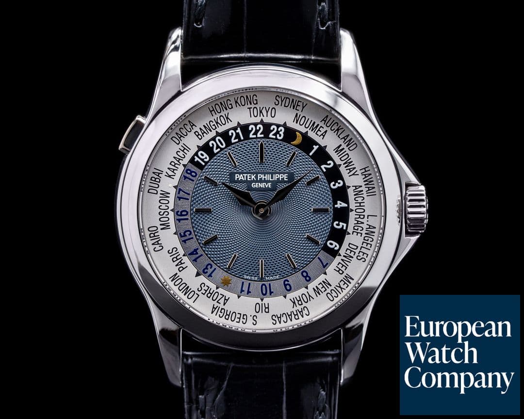 Image of Patek Philippe World Time Platinum 5110P FULL SET