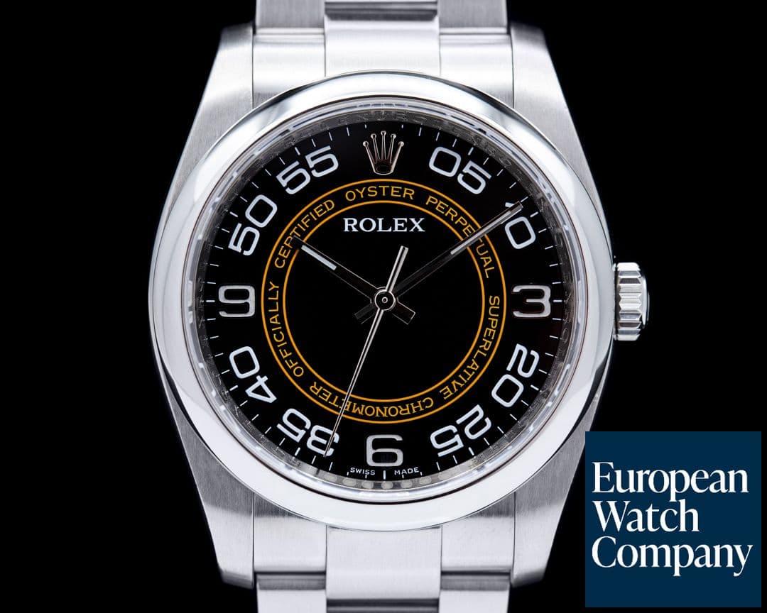 Image of Rolex Oyster Perpetual SS Black & Orange Dial