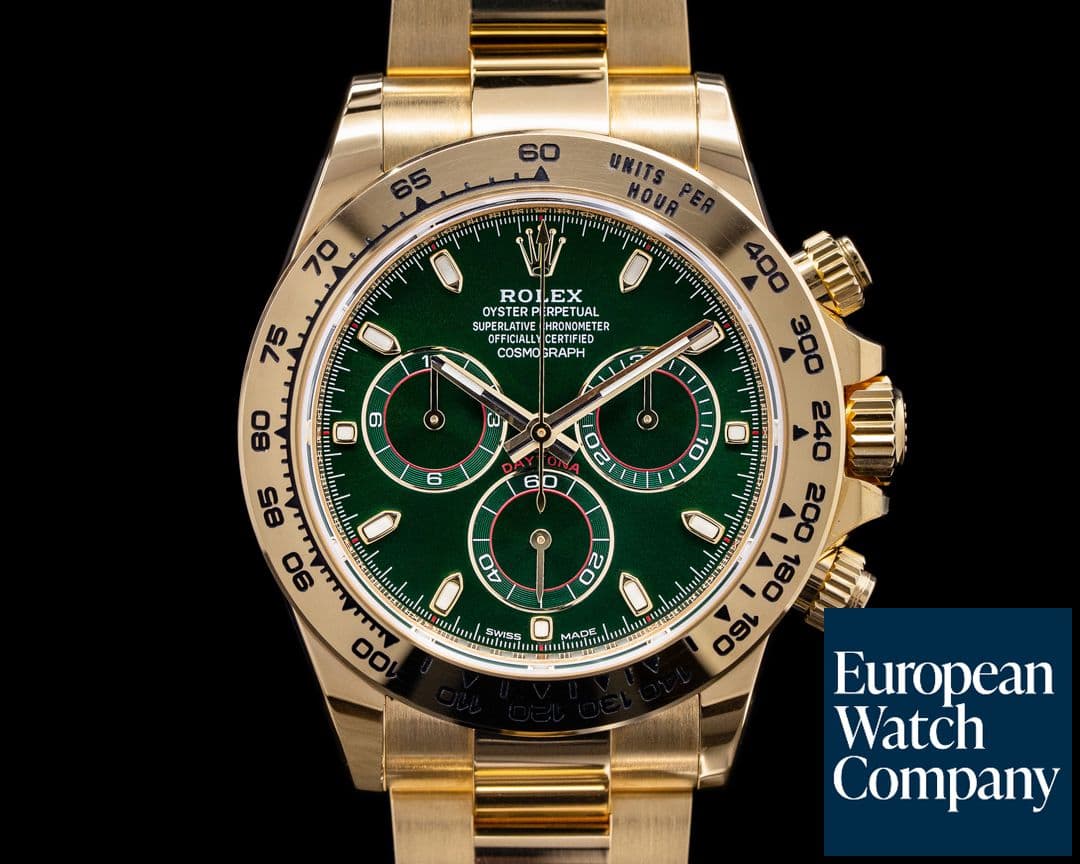 Image of Rolex Daytona 116508 18k Yellow Gold / Green Dial 2021 