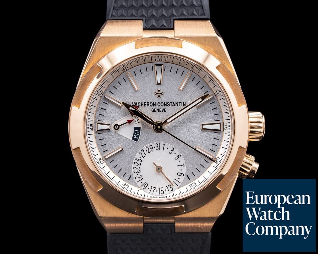 Image of Vacheron Constantin Overseas Dual Time 7900V 18K 5N Silver Dial 