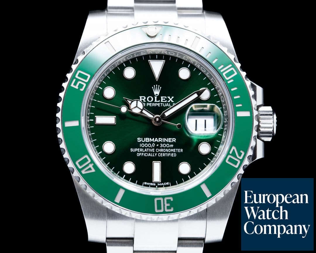 Image of Rolex Submariner "Hulk" Green Ceramic Bezel Green Dial SS