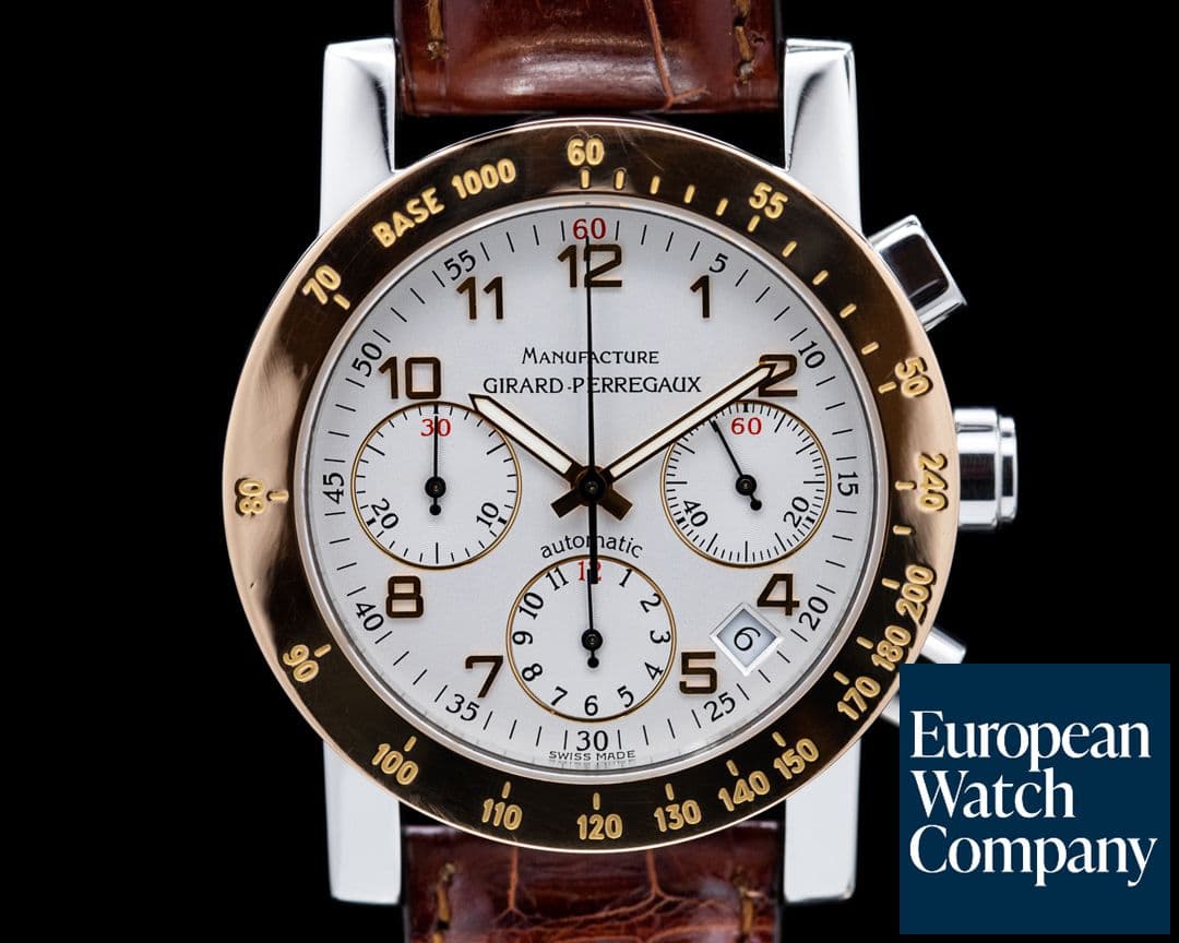Image of Girard Perregaux Chronograph 7000 SS / 18K RG Bezel 