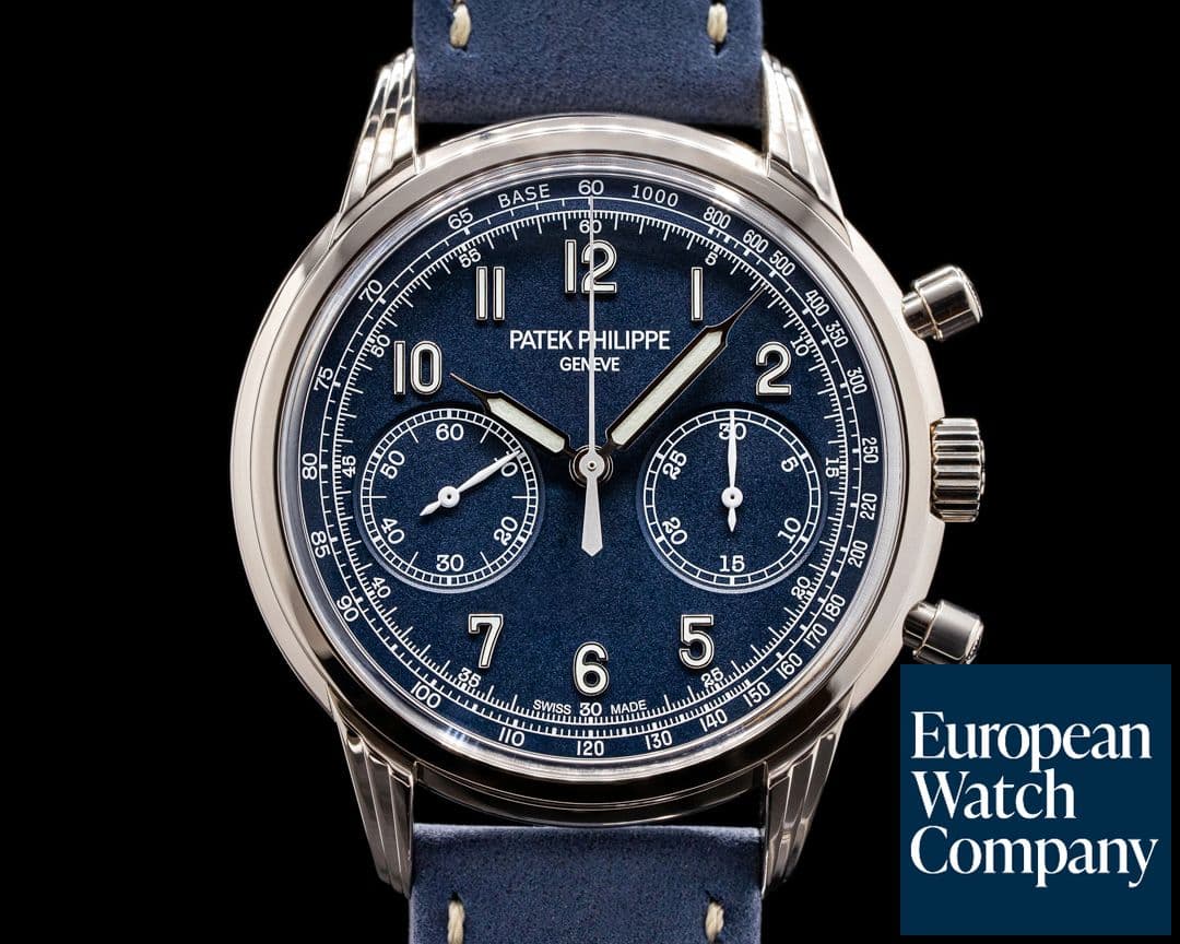 Image of Patek Philippe Chronograph 5172G 18K White Gold Blue Dial 2020